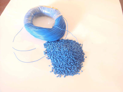 PVC composti per l&amp;#39;isolamento del cavo colore blu - Foto 5