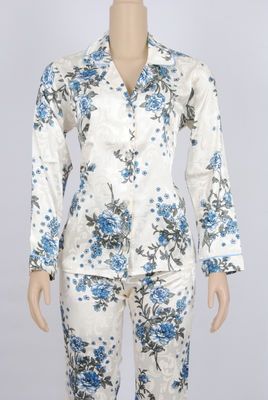 Pyjama Satin Bleu - Photo 2