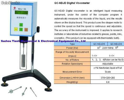 Qc-ndjd Digital Viscosimetro