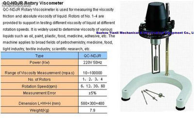 Qc-ndjr viscosímetro rotatorio
