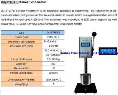 Qc-stm ⅳb Viscosimetro Stormer