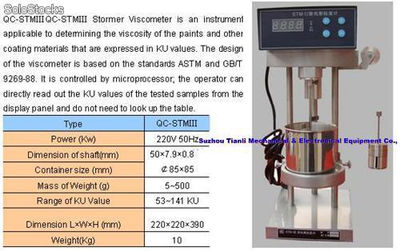 Qc-stm ⅲ viscosimetro Stormer