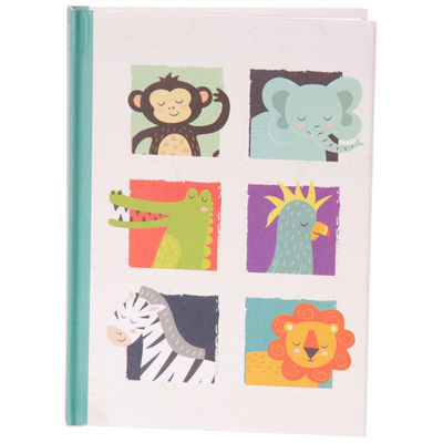 Quaderno A6 con Copertina Rigida - Animali dello Zoo