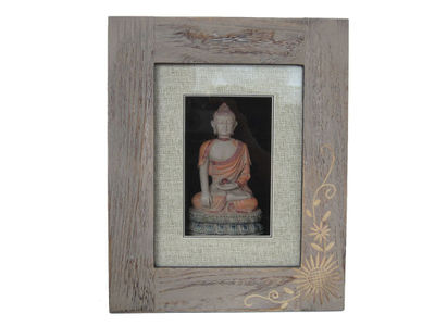 Quadri Zen con Budda e Kuan Yin con cornici in legno. Stock 40- - Foto 4