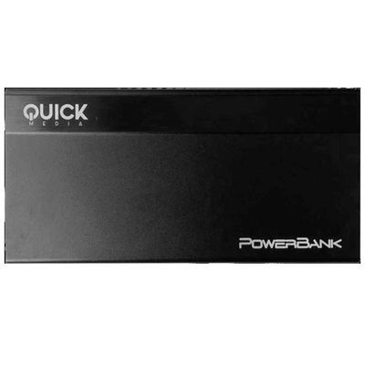 Quickmedia power bank 10000 mah.waterproof negro