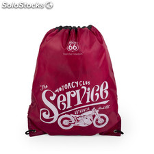 R11018 saco moto marcas rota 66 Vermelho