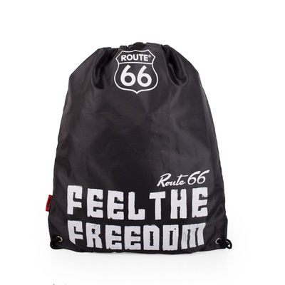 R13038 saco de desporto sentir a liberdade marcas rota 66 Preto