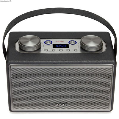 Radio Bluetooth portable Aiwa BSTU800BK 50W Haut-parleur Gris Vintage