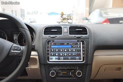 Rádio específica com dvd, navegação, bluetooth, tv, sd para o carros Volkswagen