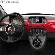 Rádio específica com dvd, navegação, bluetooth, tv, sd para o Fiat 500 2007-