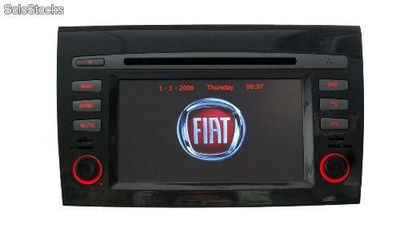 Rádio específica com dvd, navegação, bluetooth, tv, sd para o Fiat Bravo