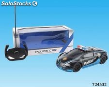 Radio Remote Control Bugatti Veyron Police Car Black 724532