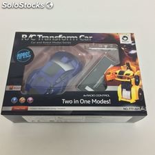 Radio Remote Control Transformers Car Blue