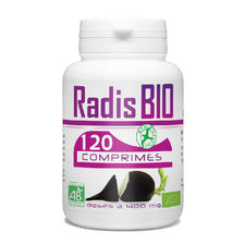 Radis noir bio 120 comprimes doses a 400mg