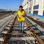 Railroad Digital Rolling Track Gauge for Rail Gauge Measurement While Walking - 1