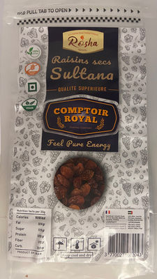 Raisins secs sultana 500 grs - Photo 2