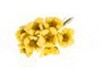 Ramillete con 8 flores decoracion 2.5 cm amarillo