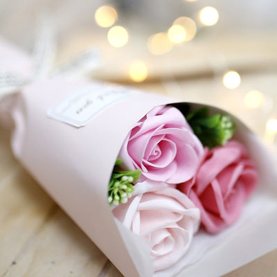 Ramito rosas jabón en caja - rosa - Foto 3