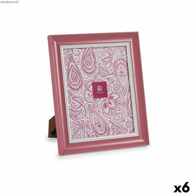 Ramka na Zdjęcia Szkło Różowy Plastikowy (6 Sztuk) (2 x 31 x 26 cm)