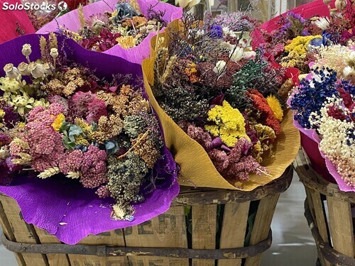 Ramos de flores secas naturales para decoración de Bodas