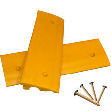 Rampa subida cordon pack 2 tramos pvc macizo - seguridadpvc