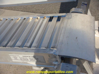 Rampas de aluminio Eco - Charge para 3000 kilos, 300 cm perfil de 115