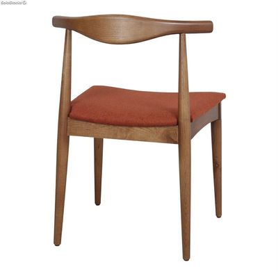 RANGER Cadeira de madeira e assento estofado - Foto 4