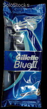 Rasierklingen Gillette Blue ii 10 Und Tasche