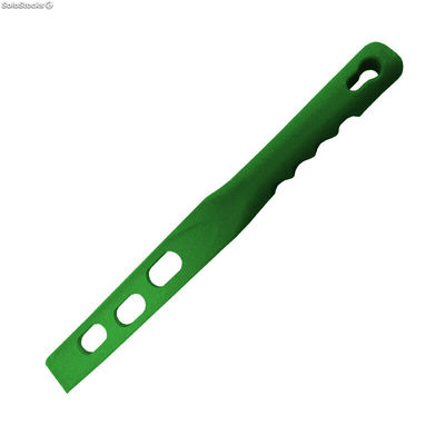 Rasqueta agitador detectable con orificios 260x40mm M517 verde