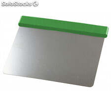 Rasqueta detectable flexible inox 120x100mm M522 verde