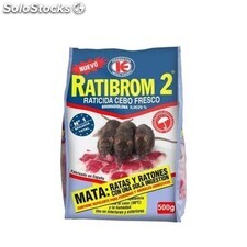 Ratibrom 2 Cereal Raticida Veneno Ratas Impex Europa (5x100 gr) Caja 500 gr