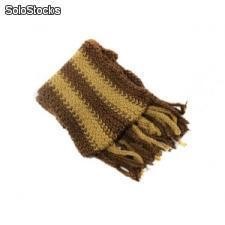 Rayé de coton écharpe tricotés