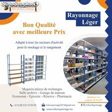 rayonnage léger galvanise en promotion