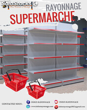 rayonnages super marché