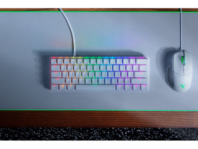 Razer Huntsman Mini Mercury Gaming Tastatur - weiß - RZ03-03392700-R3G1