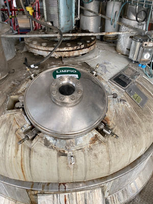 Réacteur aguilar y salas en inox 10.000 litres avec demi-coquille et agitateur - Photo 2