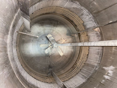 Réacteur aguilar y salas en inox 10.000 litres avec demi-coquille et agitateur - Photo 3