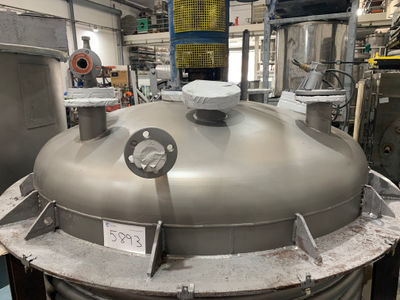 Réacteur en inox 3.600 litres avec agitateur et demi-coquille - Photo 4
