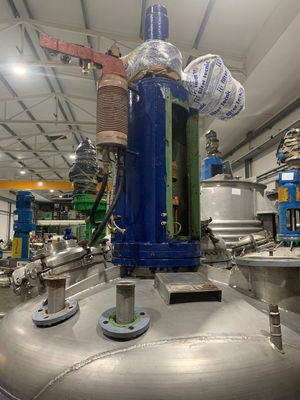 Réacteur en inox 3600 litres avec agitateur et demi-coquille - Photo 4