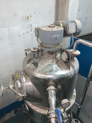 Réacteur en inox 500 litres avec double enveloppe et agitateur d&amp;#39;occasion - Photo 3