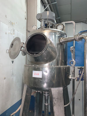 Réacteur en inox 500 litres avec double enveloppe et agitateur d&amp;#39;occasion - Photo 5