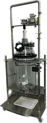 Reacteur kilolab en verre borosilicate 3.3 50 litres avec agitation et double-en