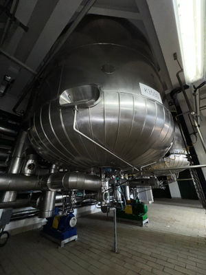 Réacteur maivisa acier inoxydable 12.000 litres avec agitation et demi-coquille - Photo 3