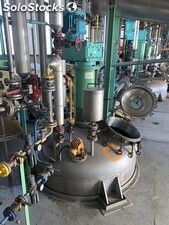 Réacteur oliver y batlle en inox 316 3800 litres avec demi-coquille et agitateur