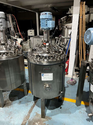 Réacteur sofast en acier inoxydable 316L 130 litres avec enveloppe, agitation et
