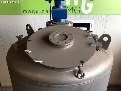 Reactor 1300 litros con doble sistema de agitación para mezclas y emulsiones - Foto 2