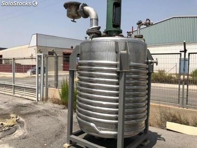 Reactor 2.700 lts acero inoxidable para vapor con agitador - Foto 2