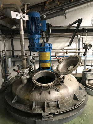 Reactor acero inoxidable 3.600 litros con calorifugado, agitacion y media caña d