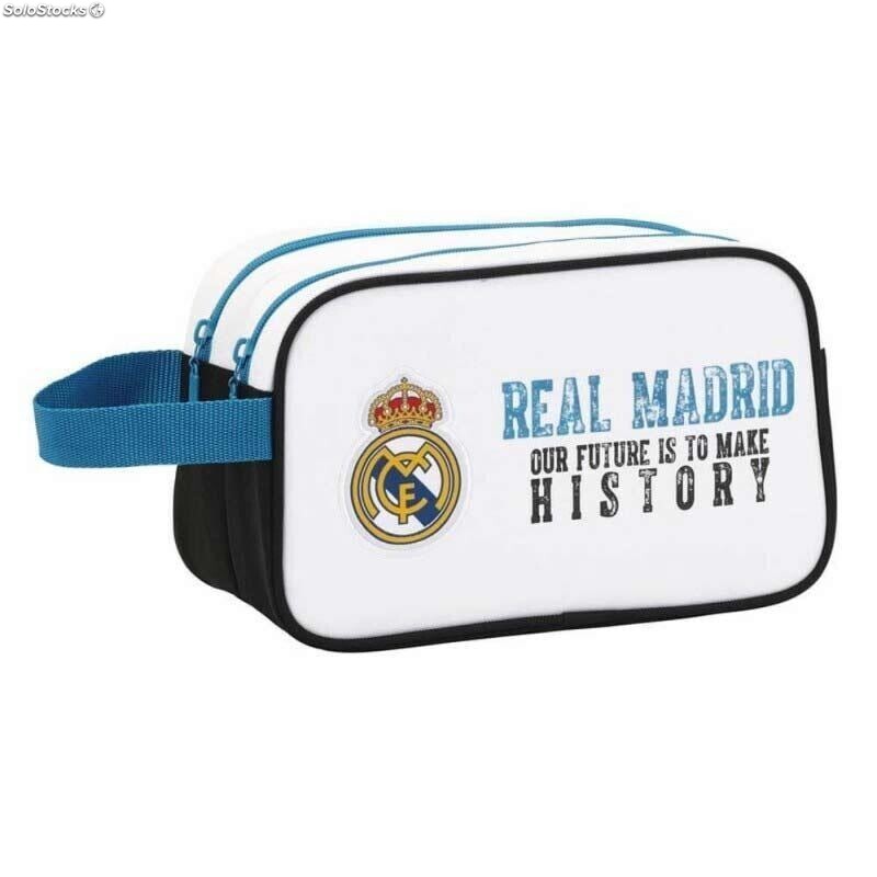 Neceser de viaje Real Madrid con dos departamentos
