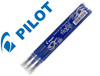 Recambio de Bolígrafo Pilot Frixion azul (El blister contiene 3 unidades)